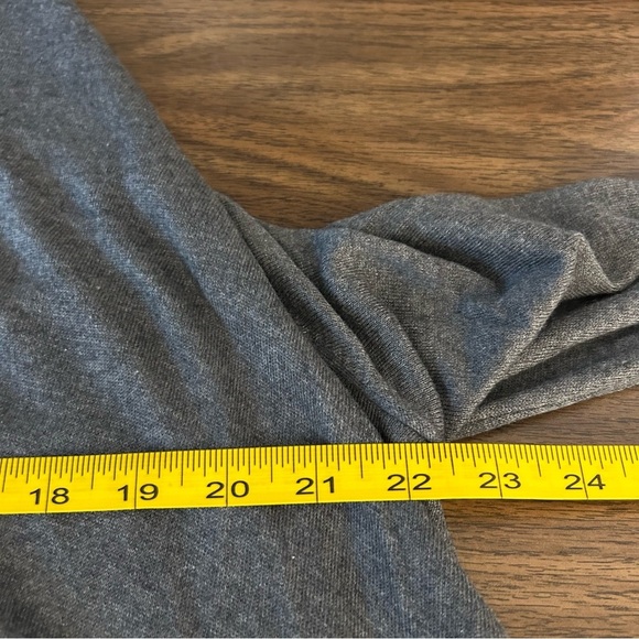 Talulah Babaton Silk Cashmere Cardigan Grey Open Front Long Sleeve Sweater - Picture 11 of 11